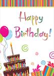 AB2413-P<br>The Cake, The Gifts and the Balloons
